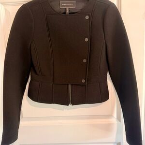 BCBGMaxAzria Black Buttoned Women's Blazer